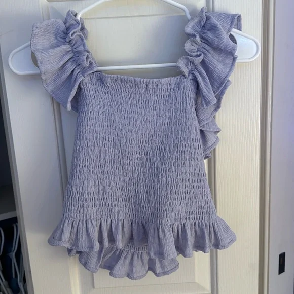 Lavender Ruffle Top - Picture 1 of 1